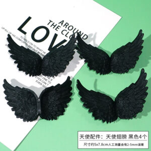 Angel Accessories: Angel Wings Black 4 / Angel Photo Frame Series Accessories