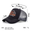 Wholesale Spring and summer American retro letter embroidery baseball cap men and women street truck cap breathable sunshade outdoor wholesale 1176