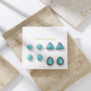 Wholesale Bohemian style geometric circular triangular teardrop earrings