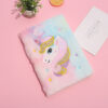 Wholesale Girly Unicorn Notebook eamy Cartoon Plush Notepad