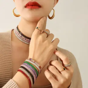 Wholesale PVD Coated 18K Gold Plated 18K Gold 304 Stainless Steel Fashion