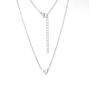 Steel Heart Necklace / M