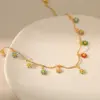 Wholesale Jewelry Fashion Flower Copper Plating Anklet