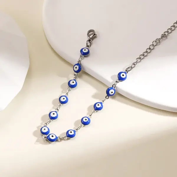 Wholesale Streetwear Eye 201 Stainless Steel Bracelets In Bulk