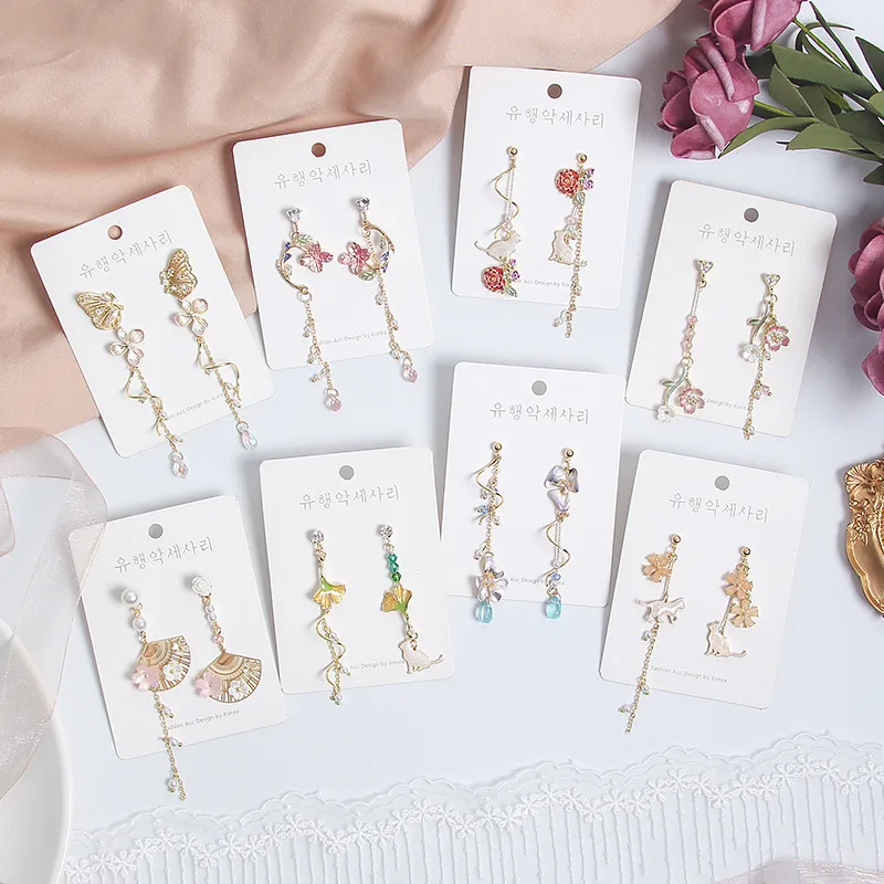 Wholesale 1 Pair Fashion Flower Alloy Plating Artificial Pearls Rhinestones Women's op Earrings