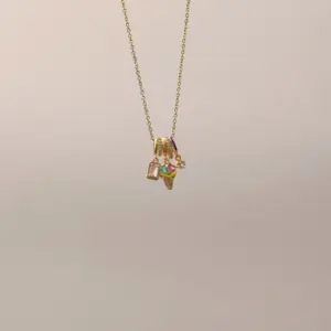 Gold Cone Square Zirconium