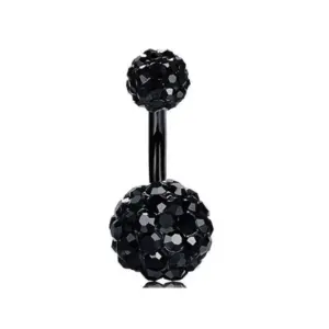 Black Rhinestone Ball
