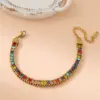 Wholesale Elegant Glam Simple Style Geometric 304 Stainless Steel 18K Gold Plated Rhinestones Bracelets In Bulk