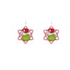 Wholesale Christmas Acrylic 2D Flat Earrings, OLY Exclusive
