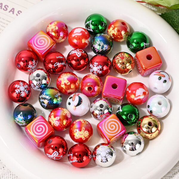 Wholesale Christmas Beaded DIY Mobile Phone Charm