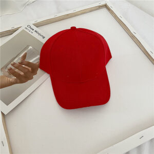 Mao Qing glossy hat-bright red / Adjustable
