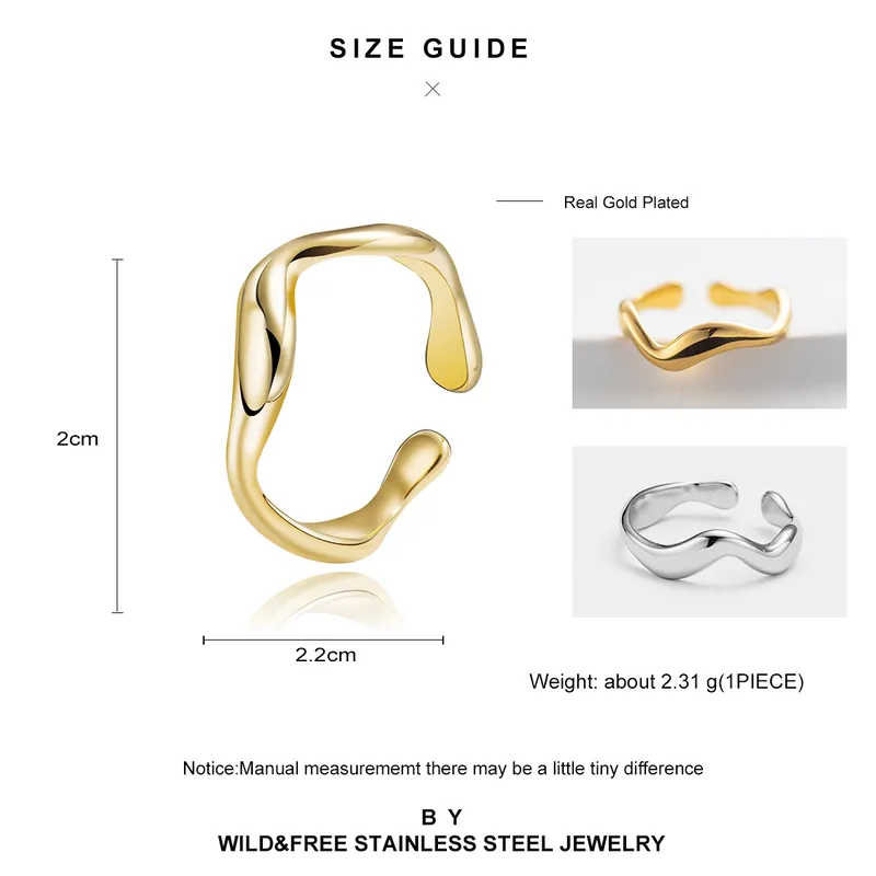 Wholesale PVD Coated 18K Gold Real Gold Plated Geometric 304 Stainless Steel Simple Style Waterproof Non Tarnish