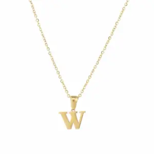 Gold W (Including Chain)