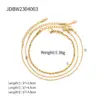 Wholesale PVD Coated Real Gold Plated 18K Gold Solid Color 304 Stainless Steel Simple Style Classic Style Waterproof Non Tarnish 304 Stainless Steel Bracelets