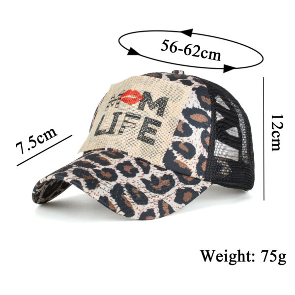 Wholesale Spring and Summer new patch cross elastic mesh ponytail baseball cap peaked cap Sun Hat sun hat B802