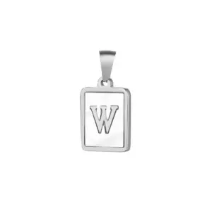 Silver / Letter W without Chain