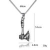 oly-7118453d8155c026357dddd986580412 Wholesale 2023 European and American Foreign Trade Jewelry Viking Celtic Wolf Axe Stainless Steel Necklace Pendant Personality Necklace