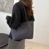 oly-712667c6f07a431f0763259c1ea48f80 Wholesale Polka Dot Printed Bow Tote Bag Trendy Large Capacity Casual Shoulder