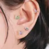 Sweet Butterfly Titanium Steel Ear Studs 1 Piece