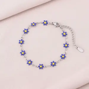 Blue Bracelet (Steel Color)