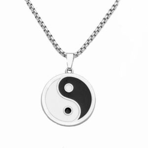 Taiji with stainless steel chain
