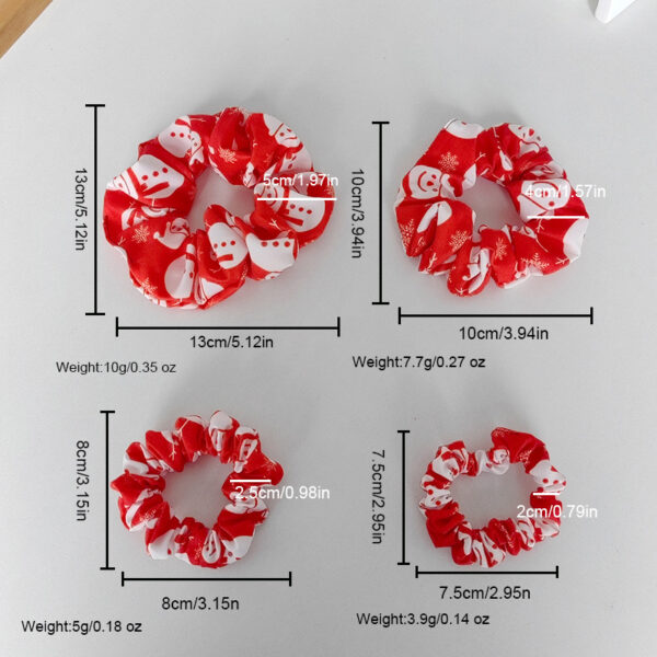 Wholesale Christmas new large and small intestine hair ring hair rope hair band