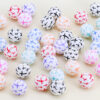 Wholesale [Hongzhou] Cross Watermark Food Grade Silicone Round Beads Baby Teether DIY Jewelry Loose Beads Ready for Sale