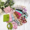 Wholesale Silicone Bead Bracelet Card Bag Solid Color Silicone Bead