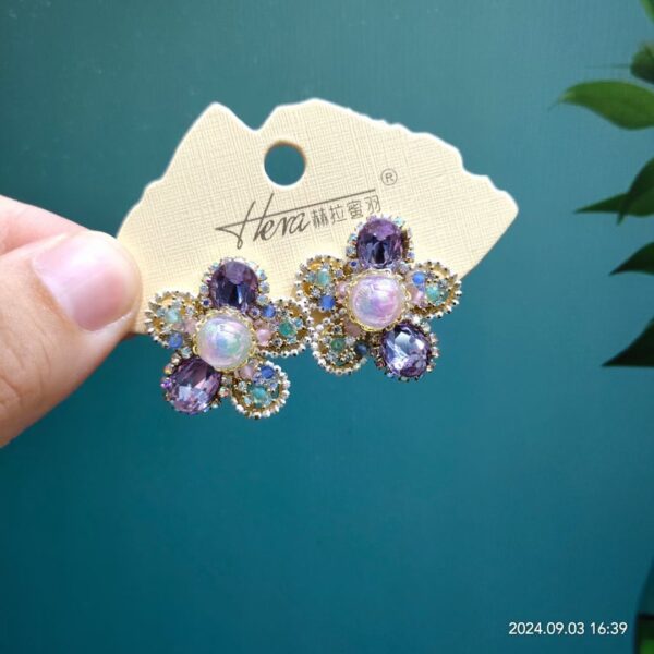Wholesale original design real gold plating Earrings