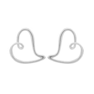silver earrings