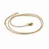 Wholesale PVD Coated 18K Gold Plated Titanium Steel Fashion Waterproof Non Tarnish 304 Stainless Steel Necklace
