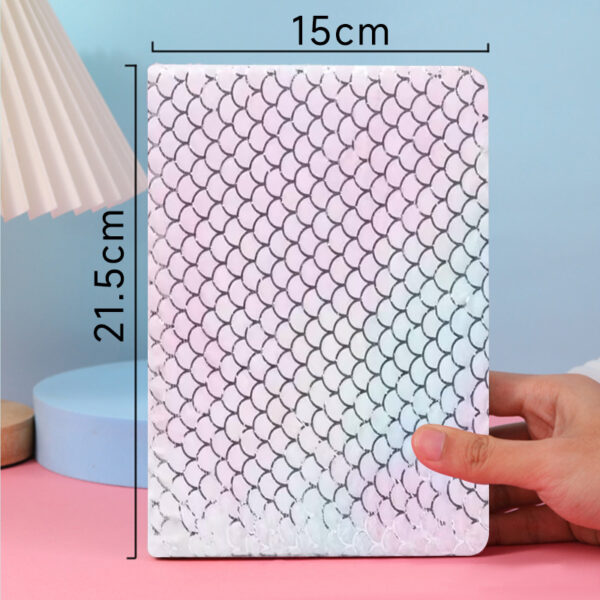 Wholesale plush notebook 80 pages gradient student diary hand book