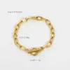 Fashion Lock 304 Stainless Steel Bracelets In Bulk