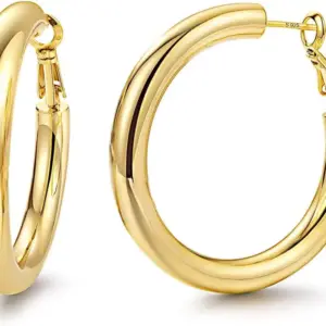 5.0 Hollow Shrimp Male Buckle Earrings MS-044