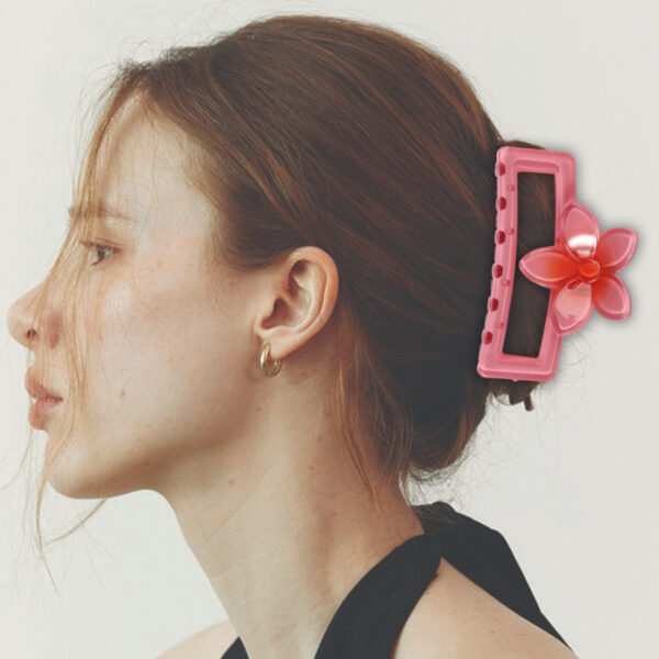 Wholesale Summer New Style Square Frangipani Hair Clip