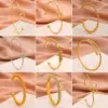 Wholesale 201 Stainless Steel Solid Color Vacuum Plating 18K Gold Plated 18K Gold Simple Style Box Chain Gold Silver Bracelets