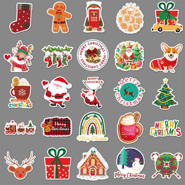 Wholesale 100 pcs/pack Christmas Graffiti Stickers Personalized Stickers