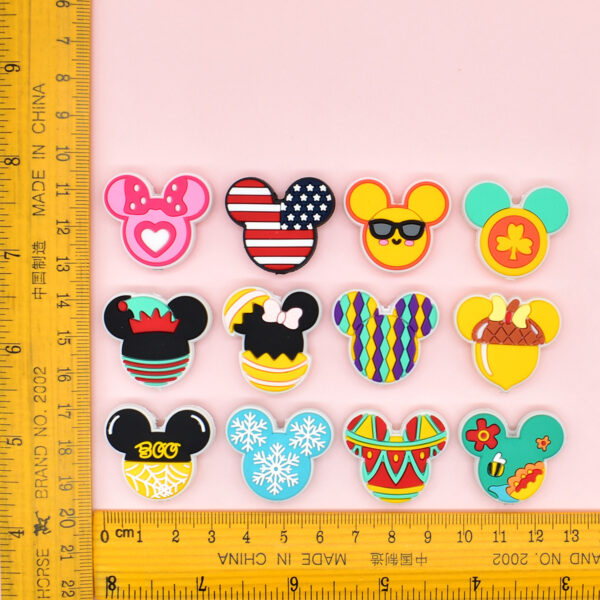 Wholesale Colorful Cartoon Series Soft Rubber Beads