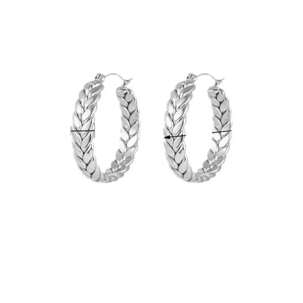 Wholesale PVD Coated Real Gold Plated Solid Color Titanium Steel Simple Style Waterproof Non Tarnish Ear Studs