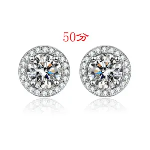 Luxury round Bag Ear Studs 50 Points