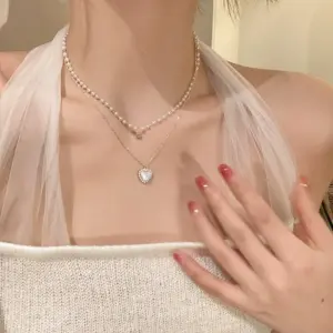 Heart Double-Layer Necklace