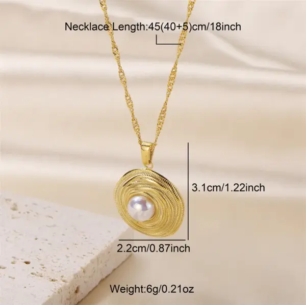 Wholesale PVD Coated 18K Gold Plated Real Gold Plated Geometric 304 Stainless Steel Elegant Waterproof Non Tarnish 304 Stainless Steel Rings Earrings Necklace