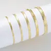 Wholesale PVD Coated Geometric Stainless Steel Elegant Waterproof Non Tarnish Bracelets