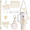 Wholesale C Aessories Water C Braided rtable Rope Thermos C Chain Love Hook Hair Ball Key Pendant