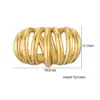 1 Pair Casual Vintage Style Twist Plating Braid Copper 18k Gold Plated Ear Cus