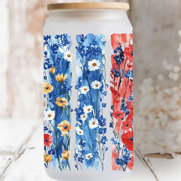 Wholesale Autumn style 16oz Cup UV DTF Wraps