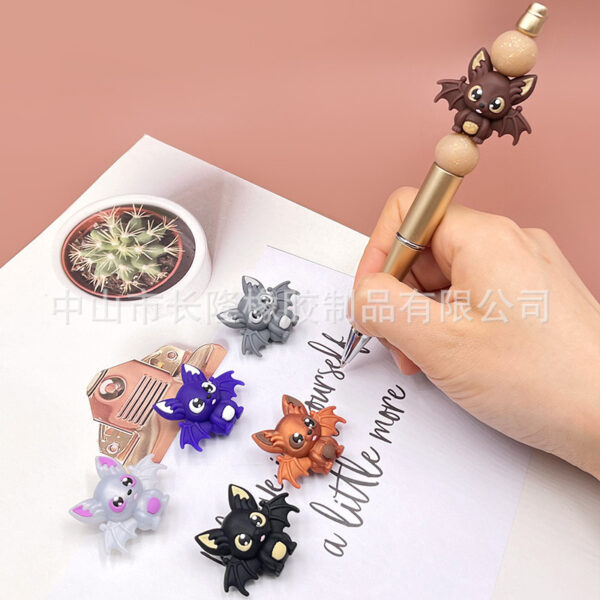 Wholesale Factory Cross-borDer Wholesale Hot FooD GraDe Halloween 3D Stereo Silicone BeaDs BeaDing Pen Focus BeaDs Loose BeaD Accessories