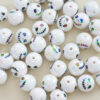 Wholesale White Doll Halloween Acrylic Beads