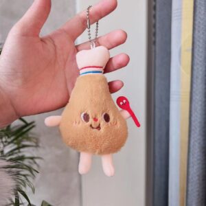 Chicken leg + bead chain / About 10cm