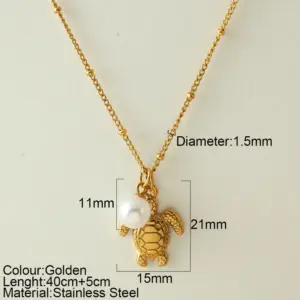 Imitation Pearl Turtle 25204